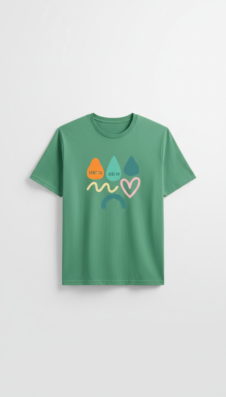 Sprout green graphic tee