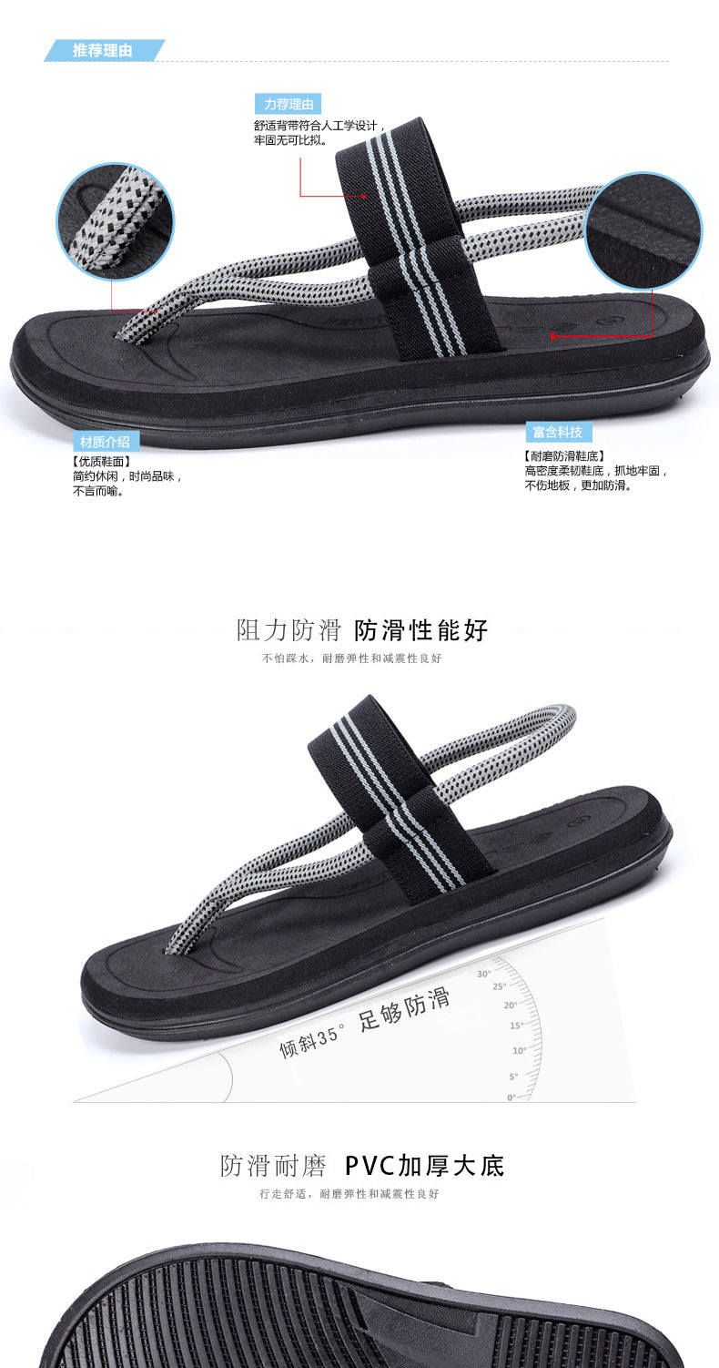 New summer sandals girls all-match flat flip-flops women's outdoor beach sandals wholesale sandals