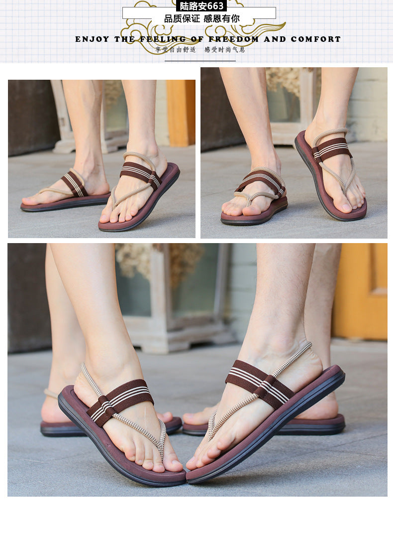 New summer sandals girls all-match flat flip-flops women's outdoor beach sandals wholesale sandals