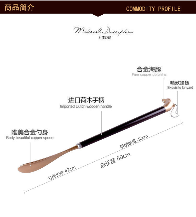 Extra-Long Shoehorn Shoe Lifter with Long Handle, Lazy Shoe Helper, Non-Wearing Shoe Tool, Household Extended Shoehorn Shoe Puller