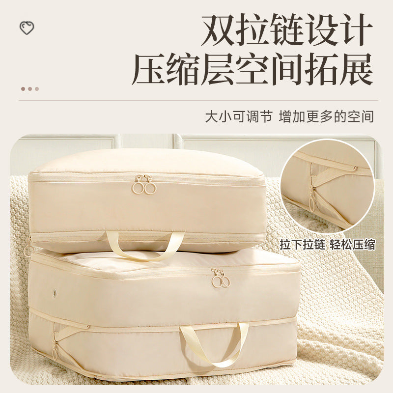 Yisidan Travel Storage Bag Suitcase for Back-To-School Travel, Large Capacity Compression Packing Bag for Clothes and Business Trips