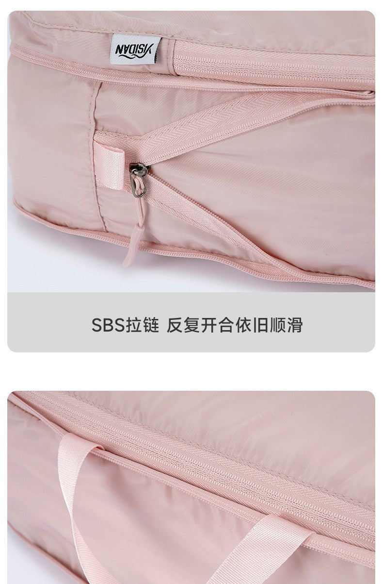 Yisidan Travel Storage Bag Suitcase for Back-To-School Travel, Large Capacity Compression Packing Bag for Clothes and Business Trips