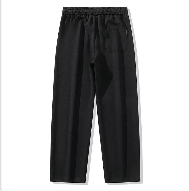 2024 Men's Casual Loose Straight Pants Spring New Three-dimensional Printed Sports Spring and Summer Long Pants for Boys
