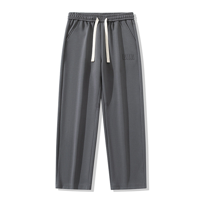 2024 Men's Casual Loose Straight Pants Spring New Three-dimensional Printed Sports Spring and Summer Long Pants for Boys