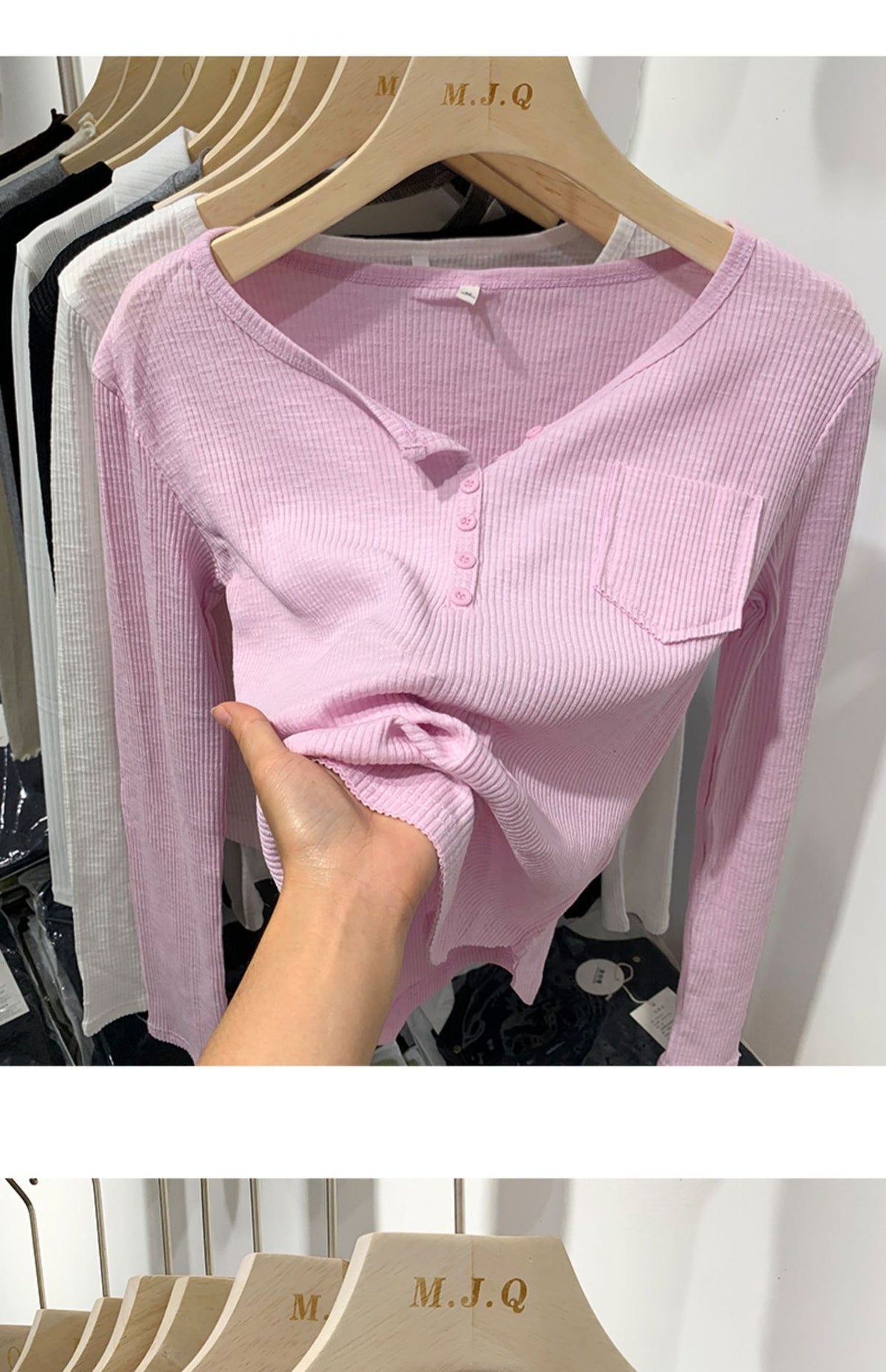 Niche Unique Chic Design Sense T-shirt Women's 2025 New Design Sense Pit Slim Long Sleeve Base Shirt Top