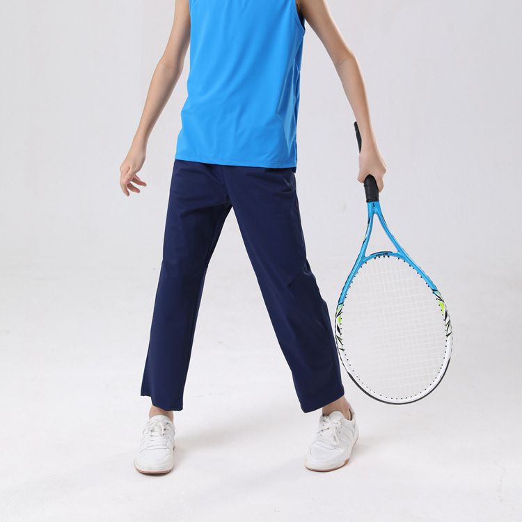 Amazon Export Summer Boys Children's Yoga Pants New Solid Color Breathable Sports Casual Pants Thin Fitness Pants
