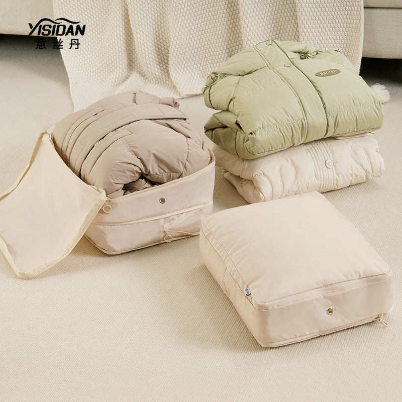 Yisidan Travel Storage Bag Suitcase for Back-To-School Travel, Large Capacity Compression Packing Bag for Clothes and Business Trips