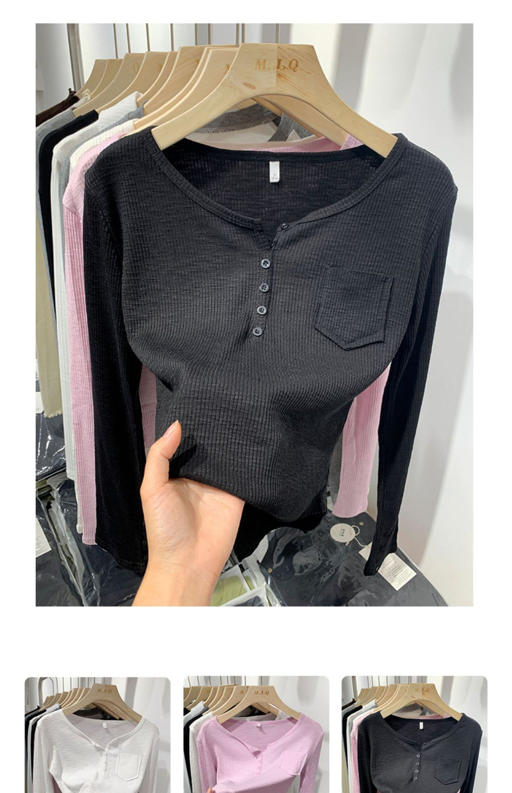 Niche Unique Chic Design Sense T-shirt Women's 2025 New Design Sense Pit Slim Long Sleeve Base Shirt Top