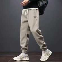 Denim Pants Men's Spring and Autumn Loose Straight Casual Pants Boys 2024 New Summer Thin Work Pants