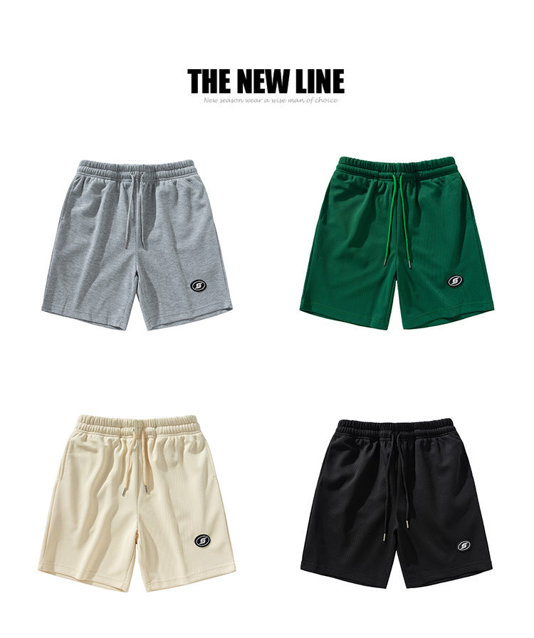 2026 American-Style Trendy Drawstring Shorts, Summer New Men's Niche Sports Casual Basketball Shorts