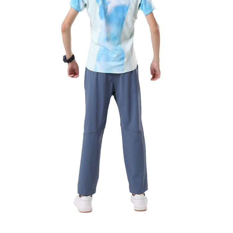 Amazon Export Summer Boys Children's Yoga Pants New Solid Color Breathable Sports Casual Pants Thin Fitness Pants