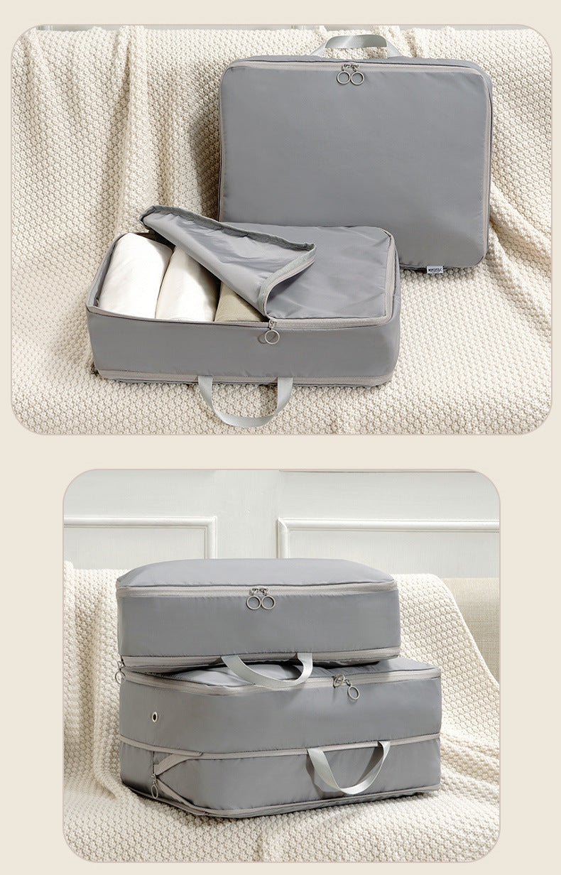 Yisidan Travel Storage Bag Suitcase for Back-To-School Travel, Large Capacity Compression Packing Bag for Clothes and Business Trips