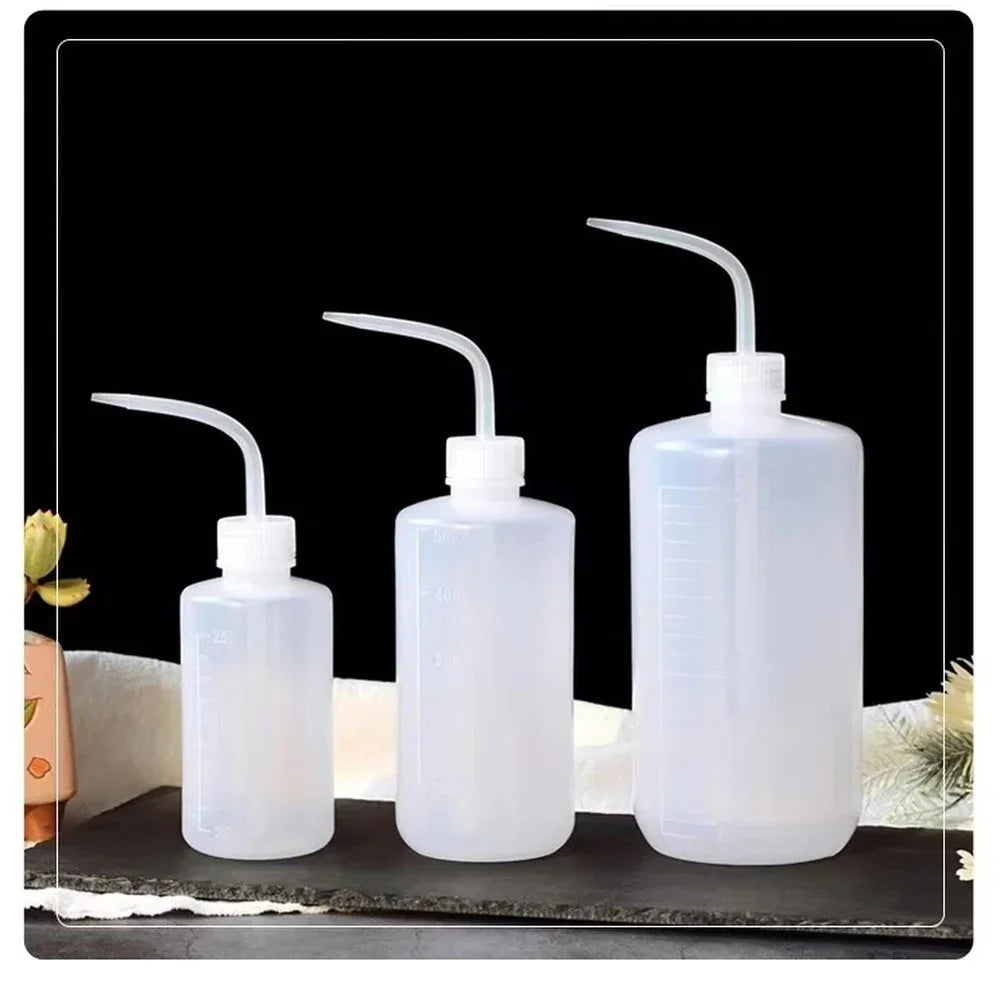 250/500ml Plastic Laborotary Tattoo Wash Squeezy Measuring Bottle For Laboratory Tools