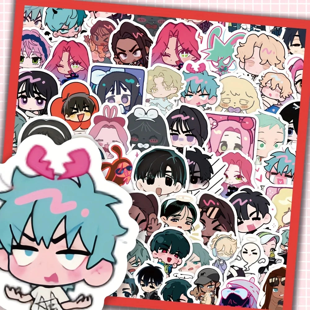 100pcs Irregular-shaped stage stickers alienstageAlien stage simple cute stickers