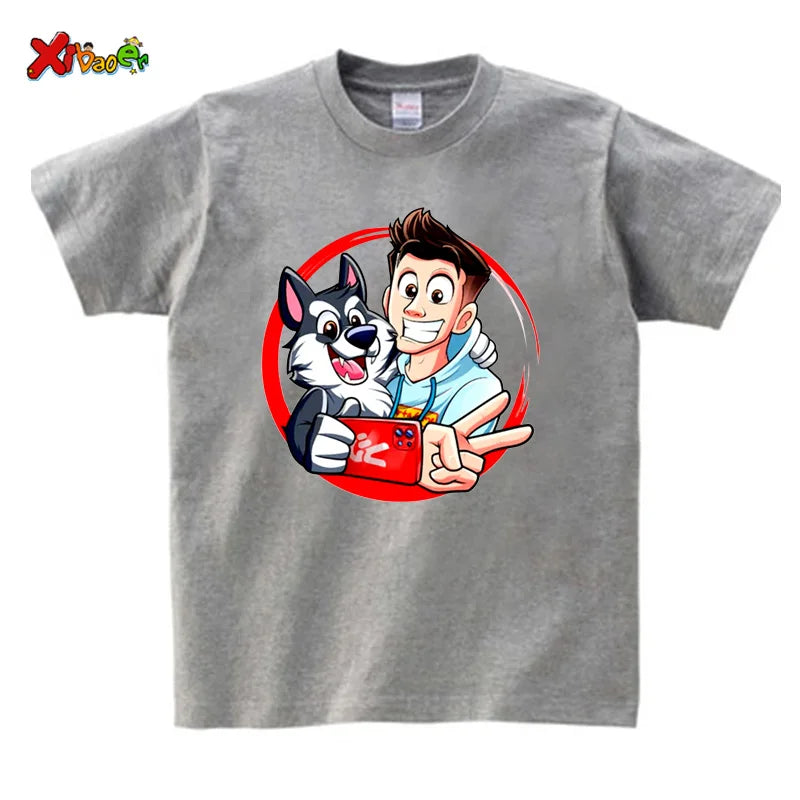 Kids Shirt Teen Boys Shirts Youth Toddler Tee T Shirt for Kids Boy 10 Years Children Clothes Outfit Girl T-shirts Child Clothing