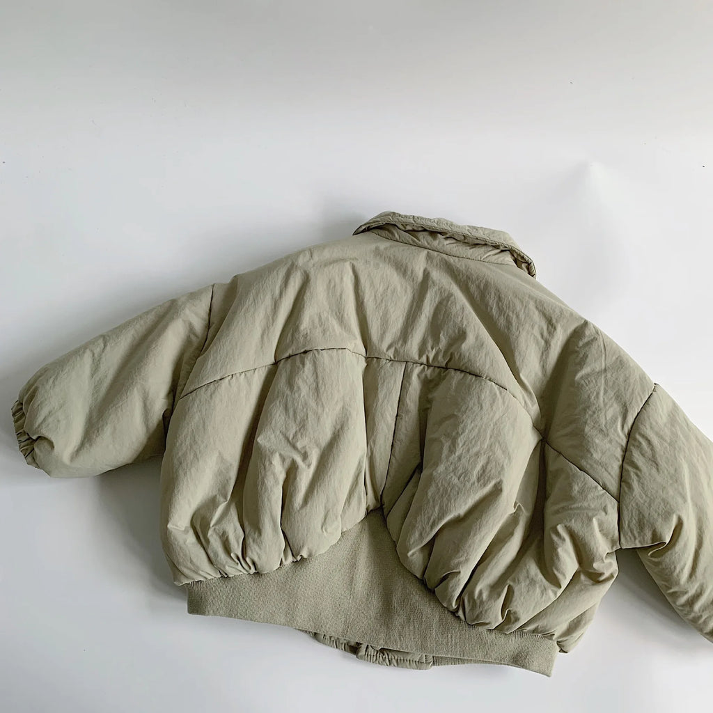 Children's Cotton Coat 2025 Winter New Style Loose and Thick Cotton Clothes Baby Winter Clothes Cotton Jacket Top Trend