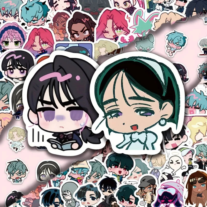 100pcs Irregular-shaped stage stickers alienstageAlien stage simple cute stickers