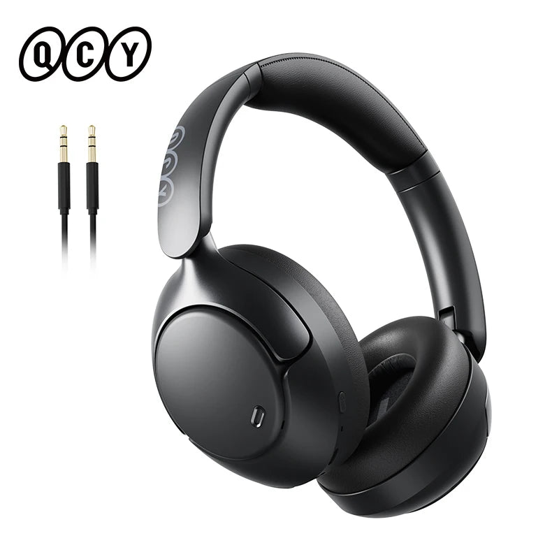 QCY H3 Pro ANC  Wireless Headphones 50dB Noise Canceling Bluetooth 5.4 LDAC Hi-Res Spatial Audio Over-Ear Headset 55H Playtime