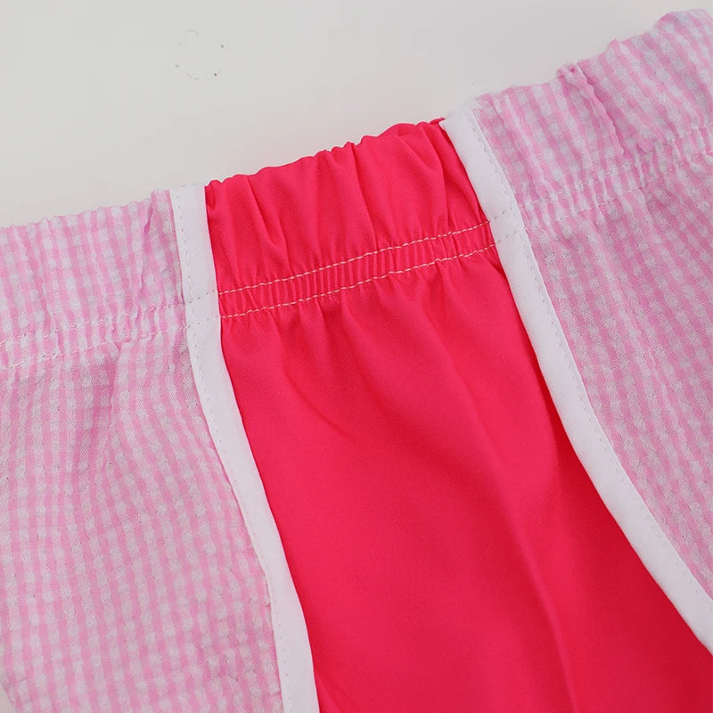Girls Athletic Shorts Seersucker Lightweight Running Shorts For Teens Kids Quick Dry Sports Active Short Pants
