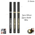3/2/1pcs Chrome Mirror Marker Pen 2mm DIY Reflective Paint Pens Mirror Markers Chrome SILVER Marker Car Styling Art Craftwor