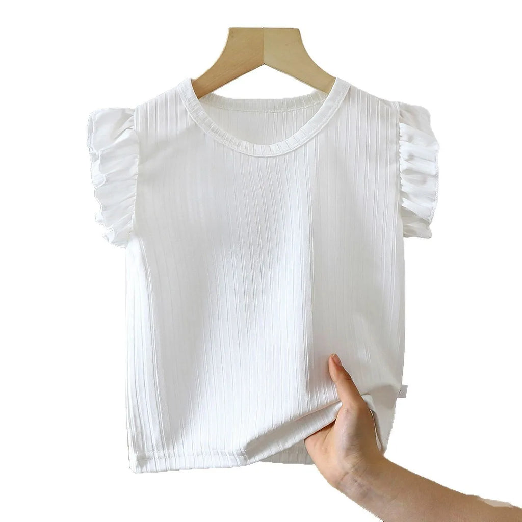 Toddler Clothes Girls Summer T-shirt Sleeveless Tops For Kids