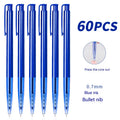DELI-Bullet Tip Ballpoint Pen Set, Fine Point 0.7mm, Blue Ink, Office and School Supplies, Stationery