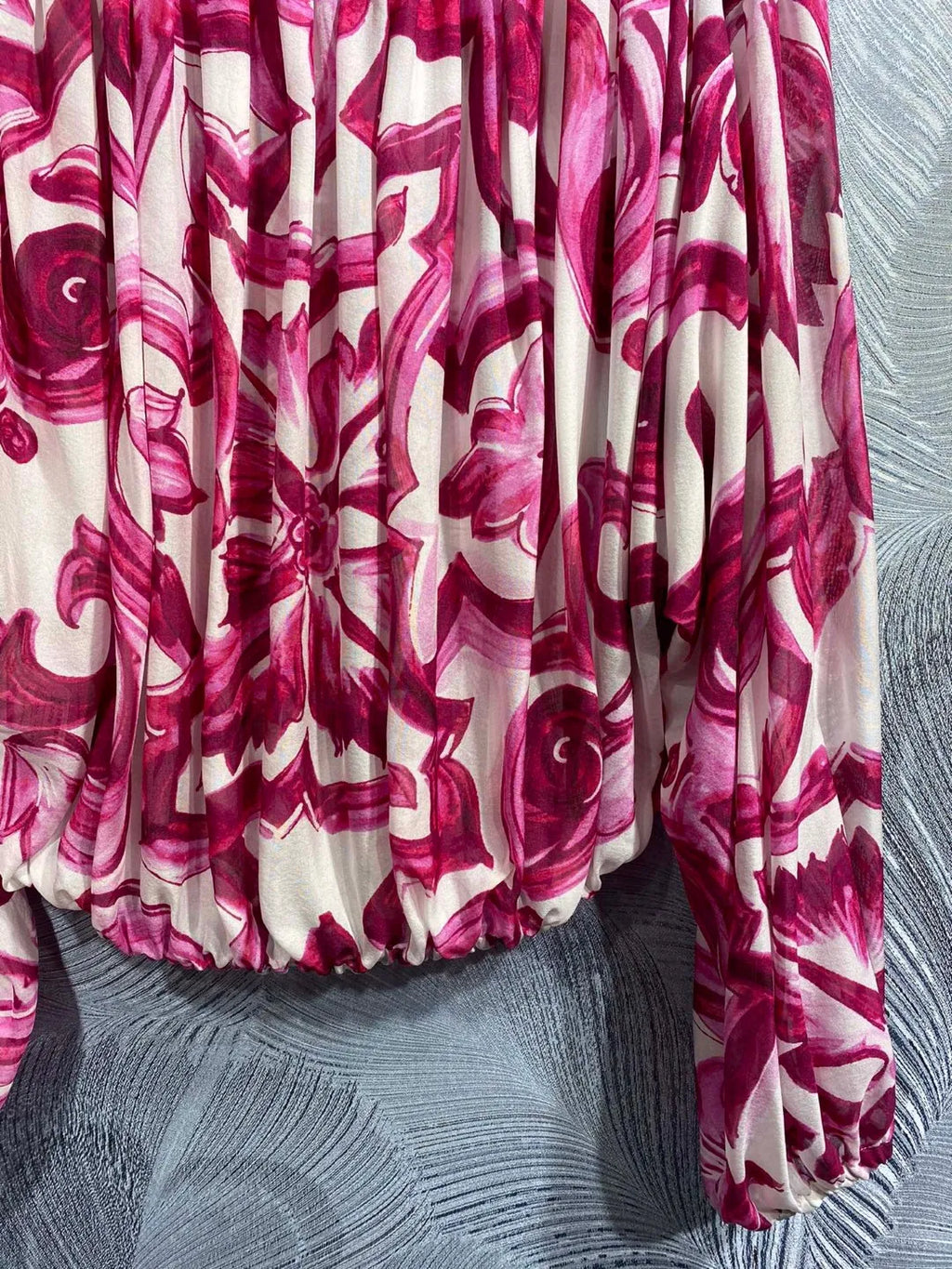 Boho Chic Summer Silk Blouse for Women | Off Shoulder Flowy Beach Vacation Top | Luxury Designer Loose Fit Printed Shirt