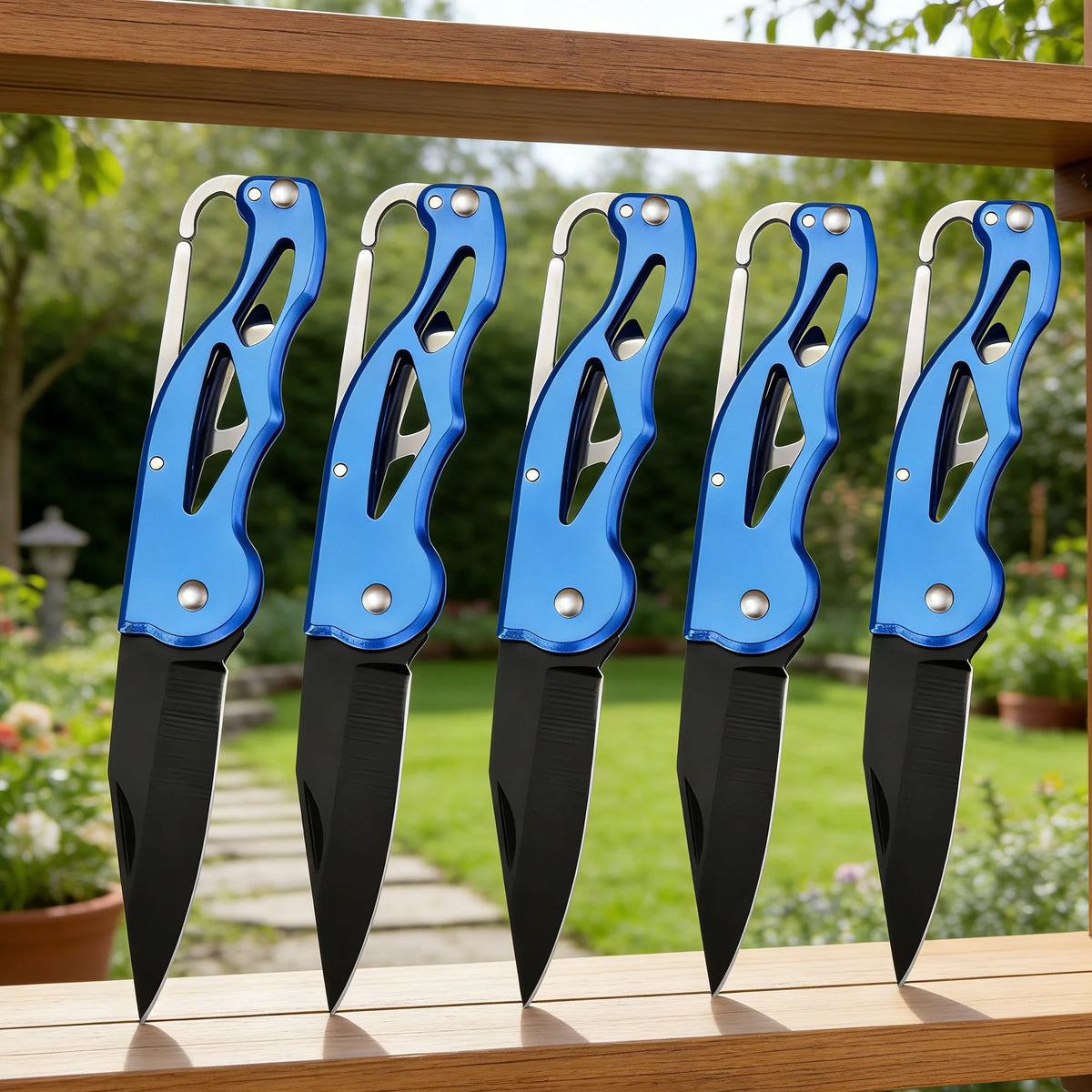1/2/3/4/5PCS,Folding Knife Household Unboxing Knife Keychain Portable Outdoor Survival Knife Folding Knife Utility Tool