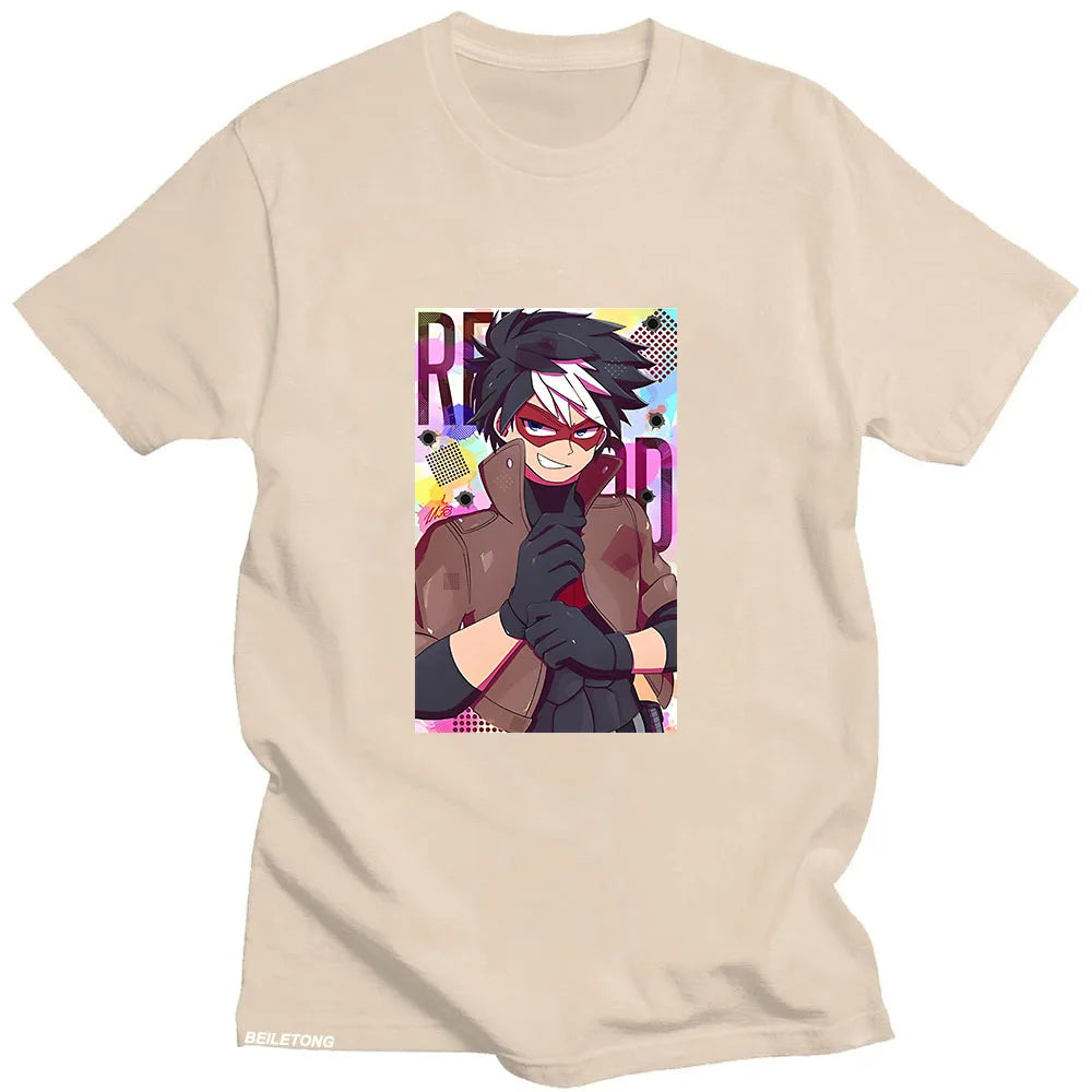 Bat Boys T Shirt Short Short Sleeve Retro High Quality Tee-shirt Reverse Printing Fashion Round Neck Tops Sudaderas Cotton Tees
