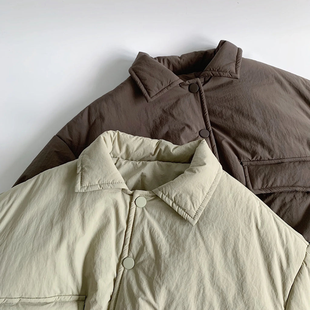 Children's Cotton Coat 2025 Winter New Style Loose and Thick Cotton Clothes Baby Winter Clothes Cotton Jacket Top Trend