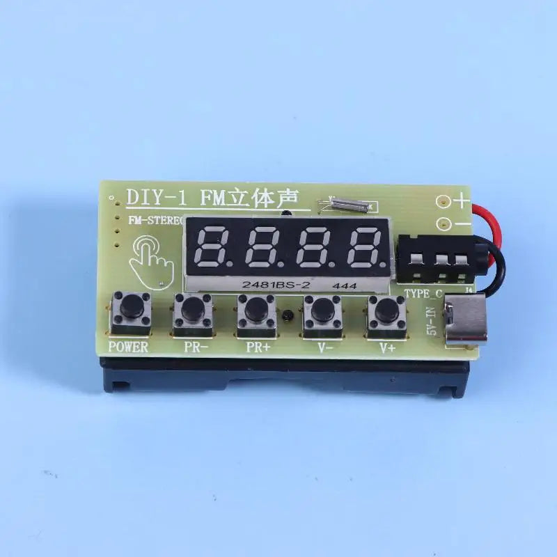 4-Band Digital FM MW SW Radio AM FM Medium Wave Shortwave Receiver Broadcasts Headphone Radio Module Antenna Volume Adjustable