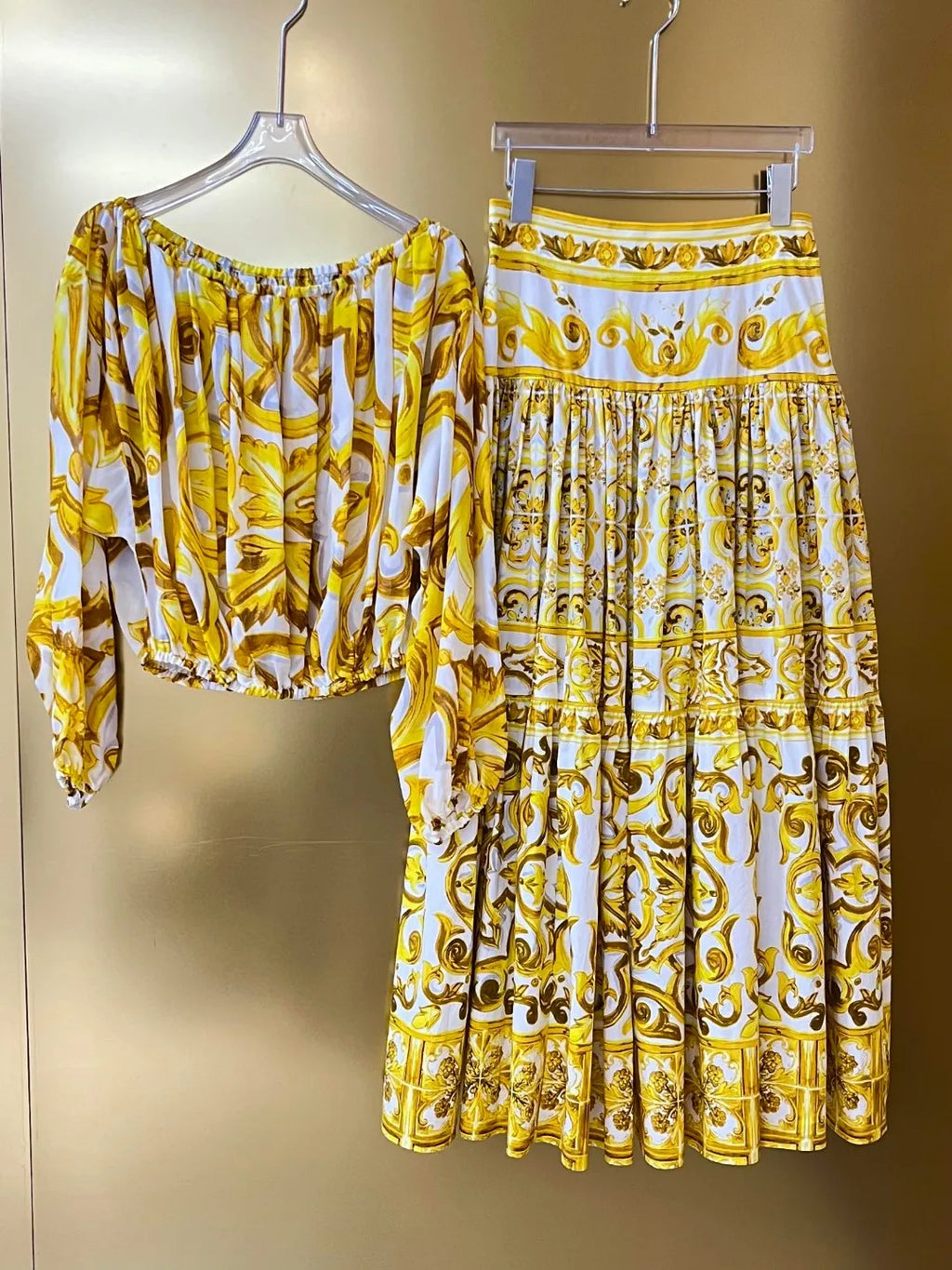 Boho Chic Summer Silk Blouse for Women | Off Shoulder Flowy Beach Vacation Top | Luxury Designer Loose Fit Printed Shirt