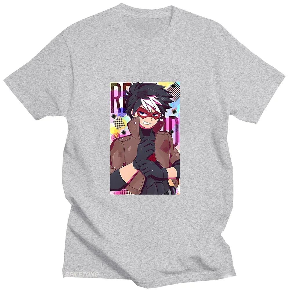 Bat Boys T Shirt Short Short Sleeve Retro High Quality Tee-shirt Reverse Printing Fashion Round Neck Tops Sudaderas Cotton Tees