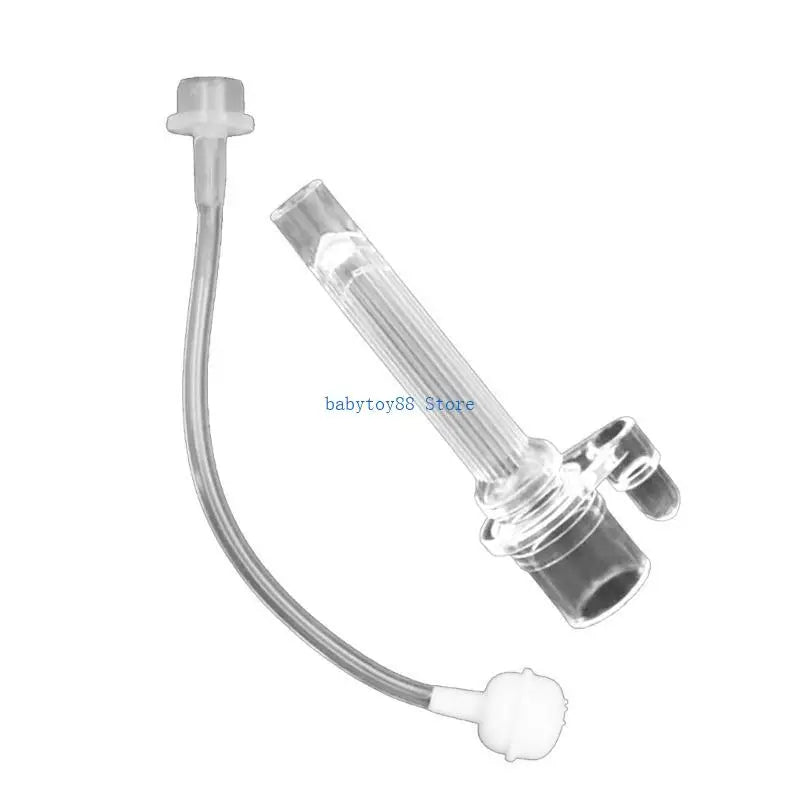 Y4UD Baby Feeding Accessories Liquid Silicone Drink Bottle Set Convenient & Safe Children Water Cup Straw Simple Installation