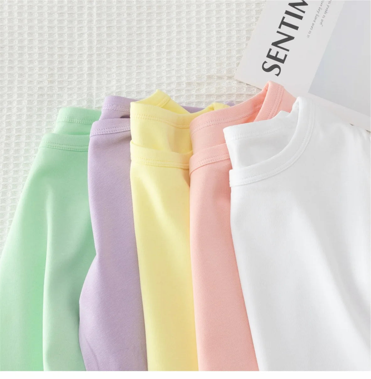Girls Long Sleeve T-shirts For Children Spring Autumn Cotton T-shirt Tops