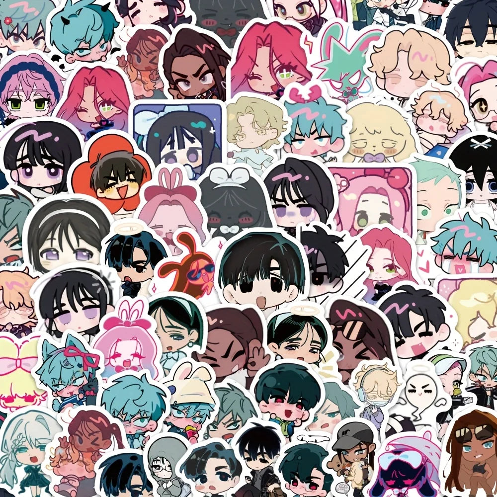 100pcs Irregular-shaped stage stickers alienstageAlien stage simple cute stickers