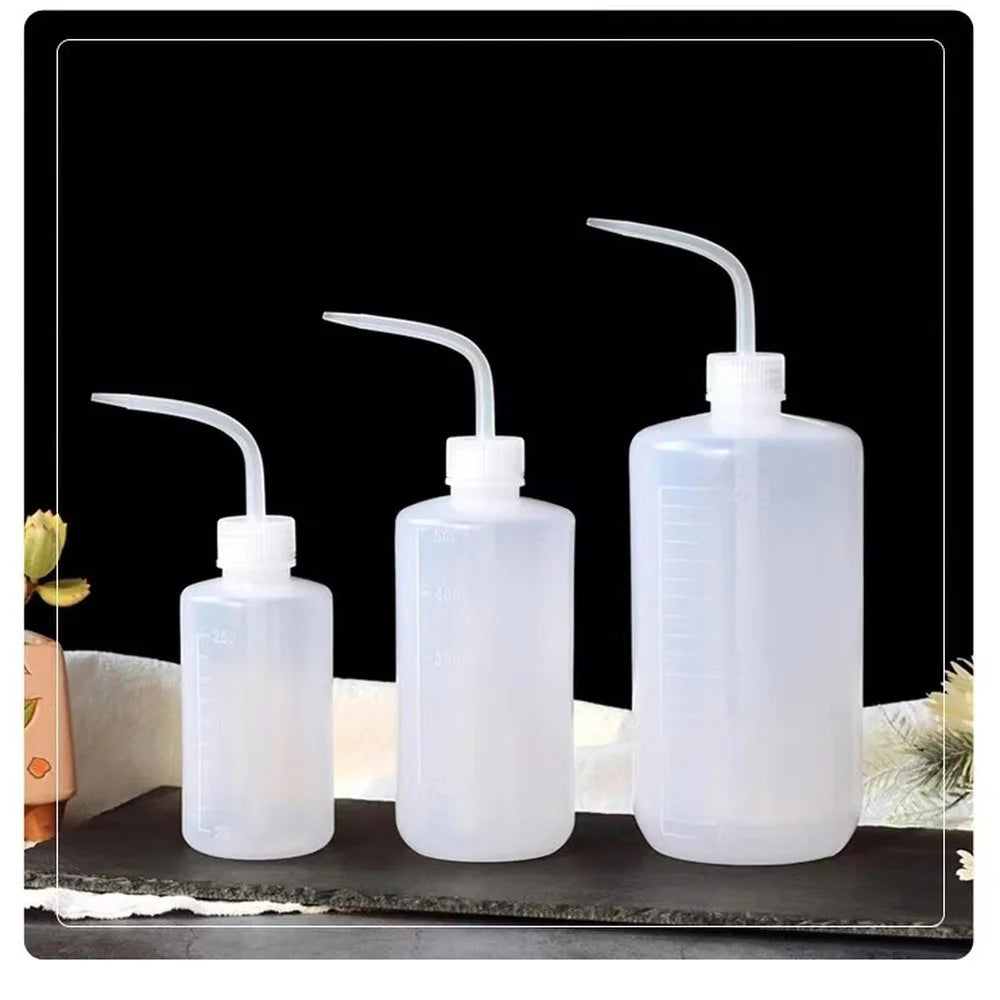 250/500ml Plastic Laborotary Tattoo Wash Squeezy Measuring Bottle For Laboratory Tools