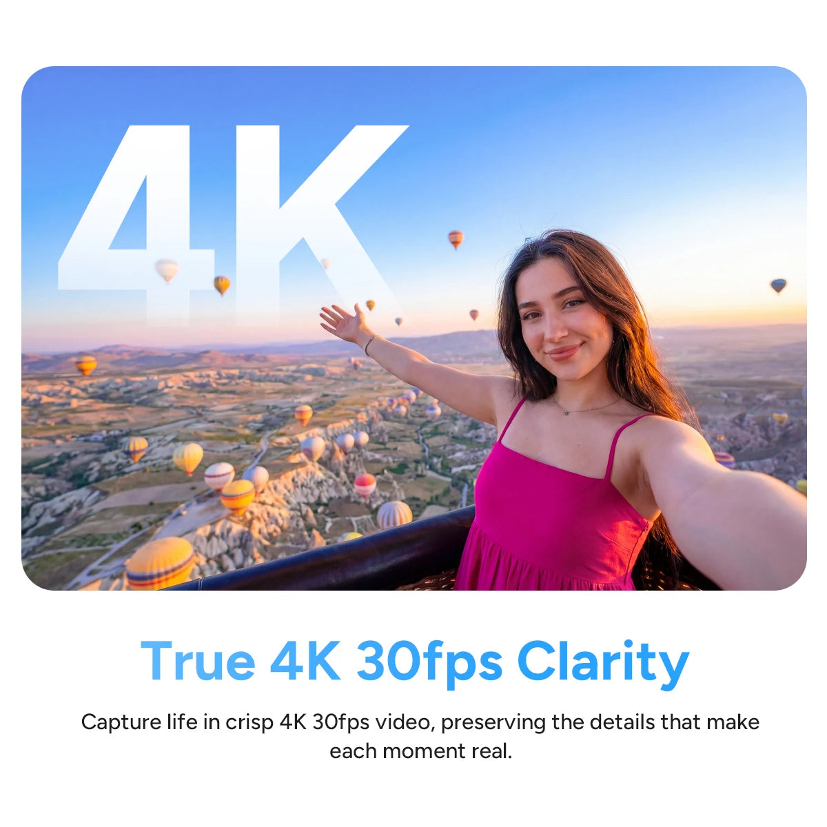 SJCAM C100 Pro Thumb Action Camera 4K Upgraded from C100+ More Stable Connection Clearer Image Cycling Vlogging Mini Camera