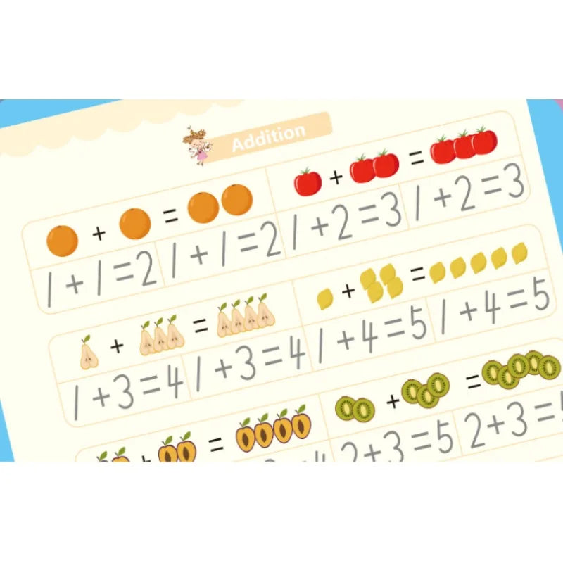 Sank Magic Practice Copybook Pen Preschools Kids Calligraphy English Verison Free Wiping Children Reusable Writing Book