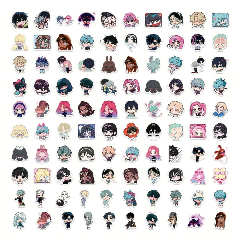 100pcs Irregular-shaped stage stickers alienstageAlien stage simple cute stickers
