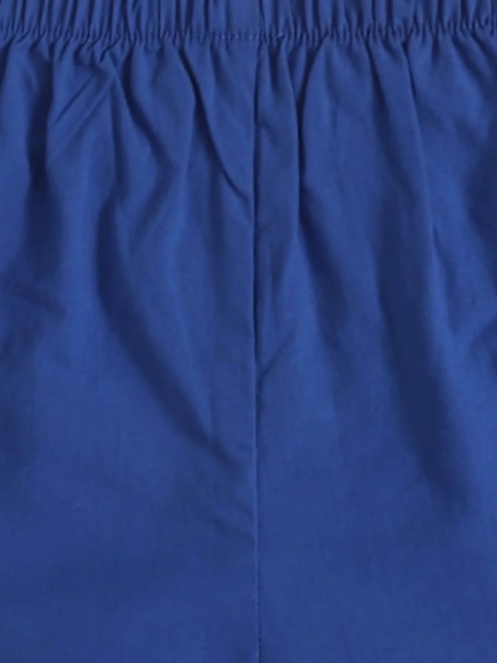 Girls' dark blue ruffled shorts - comfortable elastic waist design