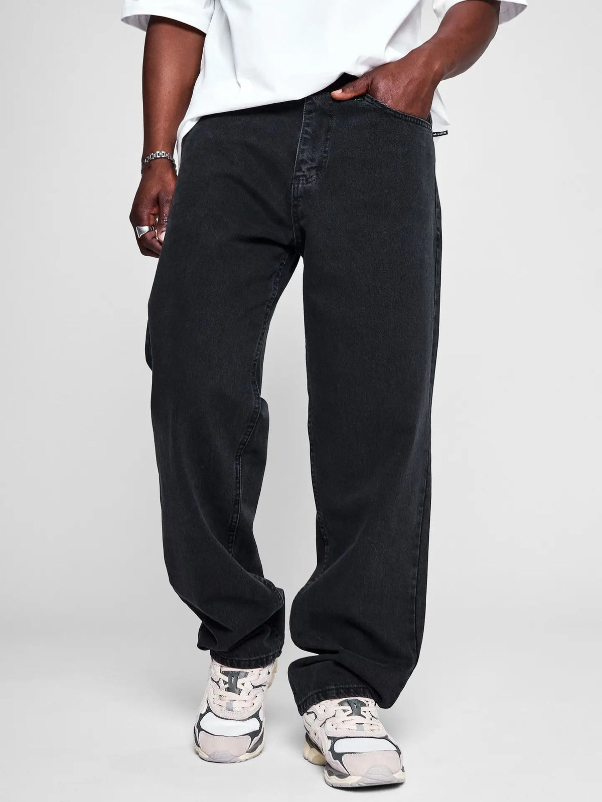 Jeans Men's 2026 Summer New High Street American Loose Straight Pants