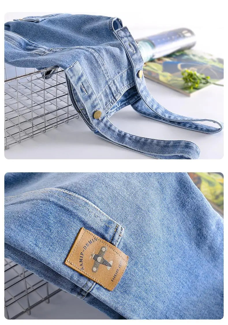 Teens Boys Jeans Overalls Rompers 6 7 8 9 10 11 12 13 14 School Denim Jumpsuit Pants Overalls for Big Boys pants