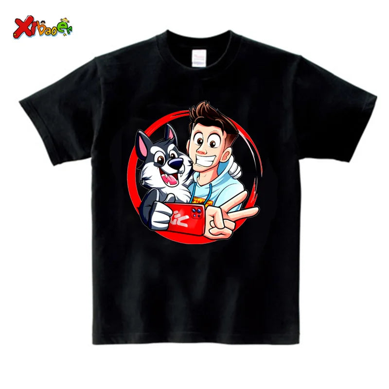 Kids Shirt Teen Boys Shirts Youth Toddler Tee T Shirt for Kids Boy 10 Years Children Clothes Outfit Girl T-shirts Child Clothing