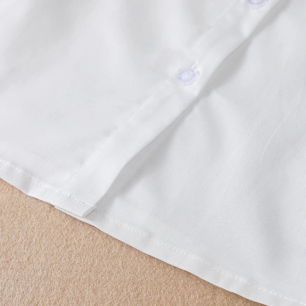 Girls Shirt Delightful White Embroidered Blouse Specifically Designed for Girls Aged 5 to 12 Years Old