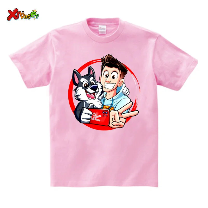 Kids Shirt Teen Boys Shirts Youth Toddler Tee T Shirt for Kids Boy 10 Years Children Clothes Outfit Girl T-shirts Child Clothing