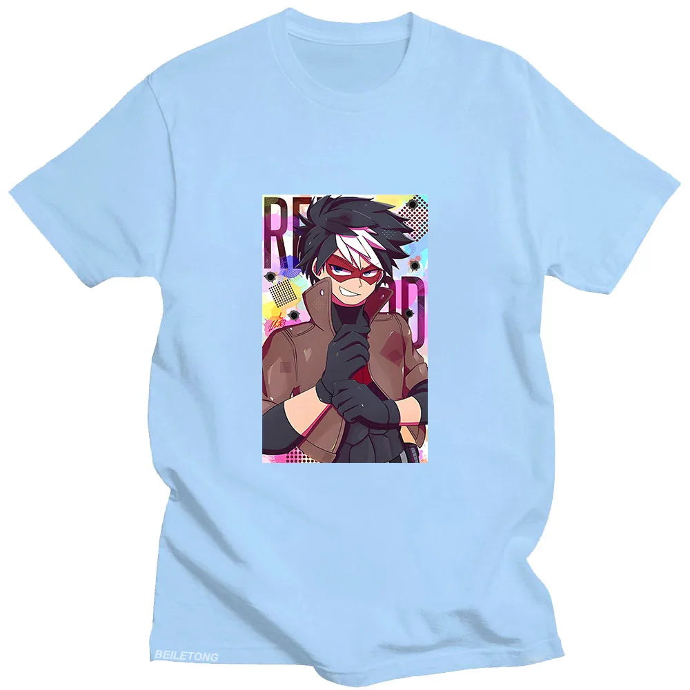 Bat Boys T Shirt Short Short Sleeve Retro High Quality Tee-shirt Reverse Printing Fashion Round Neck Tops Sudaderas Cotton Tees